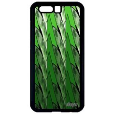 Качественный чехол на смартфон // Honor 9 // "Восход" Солнце Закат, Utaupia, зеленый