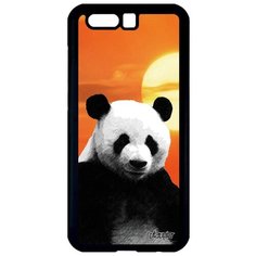 Яркий чехол на смартфон // Honor 9 // "Большая панда" Азия Китайский, Utaupia, оранжевый