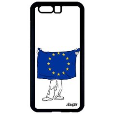 Красивый чехол на смартфон // Honor 9 // "Флаг Европы с руками" Государственный Дизайн, Utaupia, белый