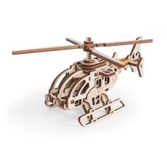 Конструктор 3D деревянный Lemmo Вертолет Стриж