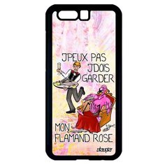 Красивый чехол на смартфон // Honor 9 // "Не могу - у меня фламинго!" Повод Пародия, Utaupia, светло- розовый