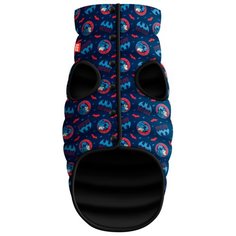 Куртка для собак WAUDOG с рисунком Batman blue red, размер M 40 Collar