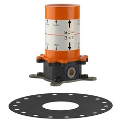 GS Встраиваемая часть для напольного смесителя для ванны с душевой лейкой, хром Gessi