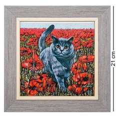 Панно керамическое Яркое лето 15х15 ANG-983 113-504323 Artangels