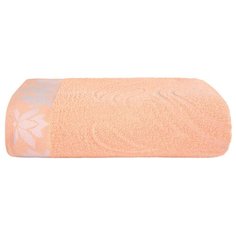 Простыня махровая жаккард цвет: персик 180х200 см Guten Morgen