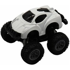 Машинка-мини гоночная die-cast, фрикционная, рессоры, белая Funky toys FT61029