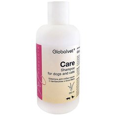 Globalvet Care Shampoo шампунь для собак и кошек с пантенолом и Алоэ Вера (250 мл)