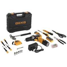 Аккумуляторная дрель-шуруповерт DEKO GCD12DU3 SET (063-4095) Li-Ion 1.5 Ач 12 В x1 кейс
