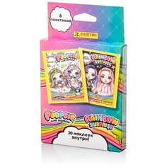 Блистер с наклейками Panini "POOPSIE RAINBOW SURPRISE" (6 пакетиков)