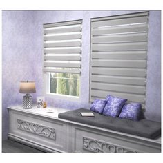 Рулонная штора LM DECOR "Грация" 07 (день/ночь), 38х160см.