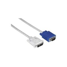 Кабель HAMA DVI-D - VGA (00045075), белый, 1.8 м