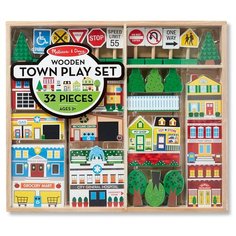 Кубики Melissa & Doug Town Play Set 4796 Набор - "Город"