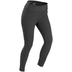 Женские усиленные леггинсы с карманами для походов TRAVEL 500 FORCLAZ Х Decathlon Черный L