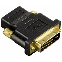 Переходник Hama h-34035 00034035 DVI- D (m) HDMI (f), черный