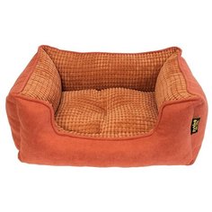 Pride Лежанка Лаунж 60*50см, высокий борт, цвет коралловый