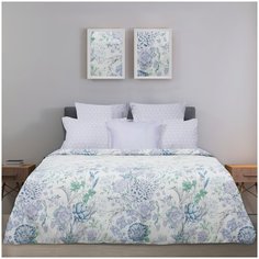 Постельное белье 1.5-спальное COZY HOME Sulpice, поплин, 2 наволочки 70 х 70 см, сиреневый