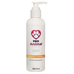 Кондиционер для собак ProAnimal Shine&Care Conditioner, 200 мл, восстанавливающий с пантенолом, облегчает расчесывание шерсти, увлажняет, питает, нейтрализует статику, придает дополнительный объем