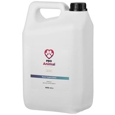 Шампунь для собак ProAnimal Base SuperClean, 5 литров, мягкое, но глубокое очищение всех типов шерсти, концентрат шампуня 1:10