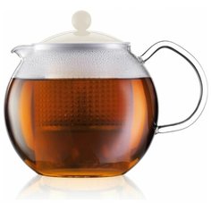 Чайник заварочный с прессом Assam 1 л. белый Bodum