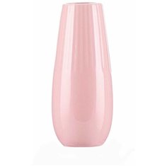Ваза декоративная TODI "Droplet" керамка (8х8х19 см цвет: розовый