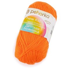 Пряжа для вязания ПЕХ "Детская Новинка" (100% акрил) 10х50г/200м цв.284 оранжевый Пехорка