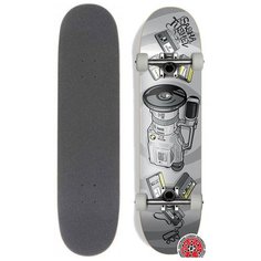 Детский скейтборд Footwork Carbon Tushev 1000, 31.5x8, серый