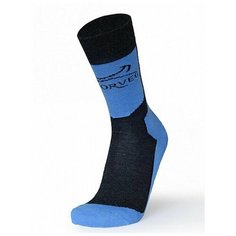 Носки NORVEG размер 39-41, серый/голубой