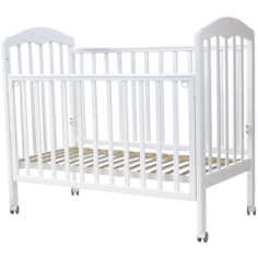 Кроватка Топотушки Сильвия-1 (колесо) (классическая) белый