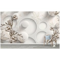 F00205 Фотообои Флизелиновые с виниловым покрытием 3Д Шары 500х270 см Barton Wallpapers