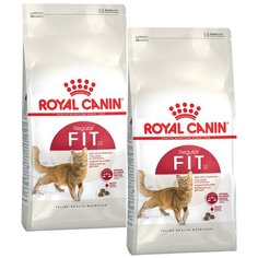 Сухой корм ROYAL CANIN FIT 32 для активных взрослых кошек (2 + 2 кг)