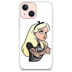 Силиконовый чехол "Белоснежка в татуировках" на Apple iPhone 13 mini / Айфон 13 мини Case Place