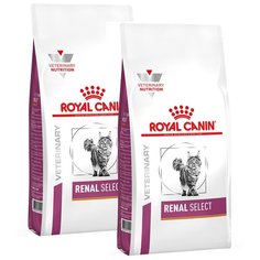 Сухой корм ROYAL CANIN RENAL SELECT для привередливых кошек при хронической почечной недостаточности (2 + 2 кг)