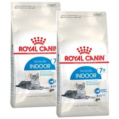 Сухой корм ROYAL CANIN INDOOR 7+ для пожилых кошек старше 7 лет живущих дома (3,5 + 3,5 кг)