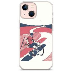 Силиконовый чехол "Хобби велосипед 4" на Apple iPhone 13 mini / Айфон 13 мини Case Place