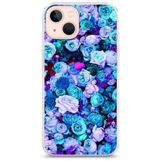 Силиконовый чехол "Цветочный ковер" на Apple iPhone 13 / Айфон 13 Case Place