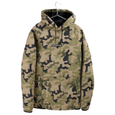 Худи BURTON Crown Weatherproof Pullover Fleece размер L Martini Olive Terra Camo
