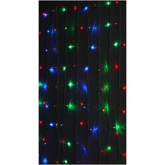 Гирлянда ENIZ-01M LED Дождь/Занавес 1,8 м*1,5 м мультиколор 8 режимов, 220В, IP20 ERA