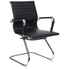 Стул Бюрократ CH-883-LOW-V, металл/искусственная кожа, цвет: черный