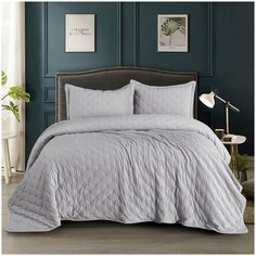 Покрывало с наволочками Sofi de Marko Адажио Серый 240х260