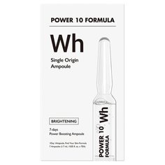 ItS SKIN Power 10 Formula WH Single Origin Ampoule Высококонцентрированная отбеливающая сыворотка для лица в ампулах, 1.7 мл , 7 шт.