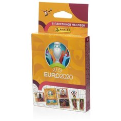 Блистер с наклейками PANINI UEFA EURO 2020 ( 5 пакетиков в блистере)