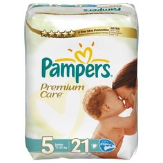 Pampers подгузники Premium Care 5 (11-25 кг), 21 шт.