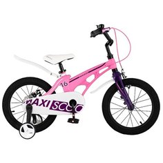 Велосипед MAXISCOO Cosmic 16 2021 розовый/матовый one size
