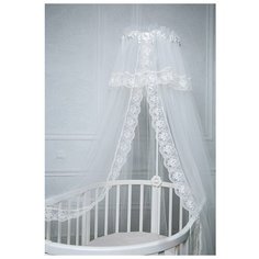 Балдахин Pituso сетка/кружево крем