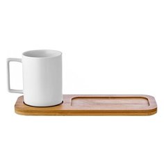 Чашка WALMER Bamboo, 400 мл, белый