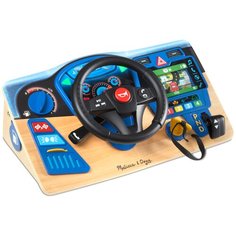 Интерактивная развивающая игрушка Melissa & Doug Врууум Зууум 31705, разноцветный
