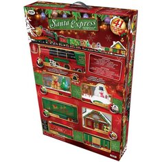 Новогодняя железная дорога SANTA EXPRESS с функцией Try Me (41 часть) 62198 Eztec
