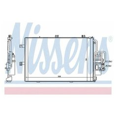 Радиатор кондиционера Nissens 94721 для Opel Combo, Corsa, Tigra