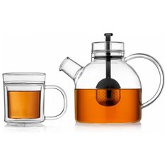 Набор FUTURE : Чайник заварочный 800мл + Термокружка 350мл (2 предмета) Walmer