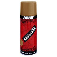 Краска ABRO Sabotage, коричневый, 400 мл